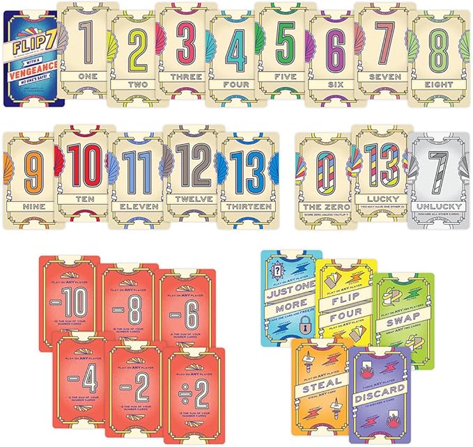 USAopoly - FLIP 7 : UNE VENGEANCE S'ABATTRA