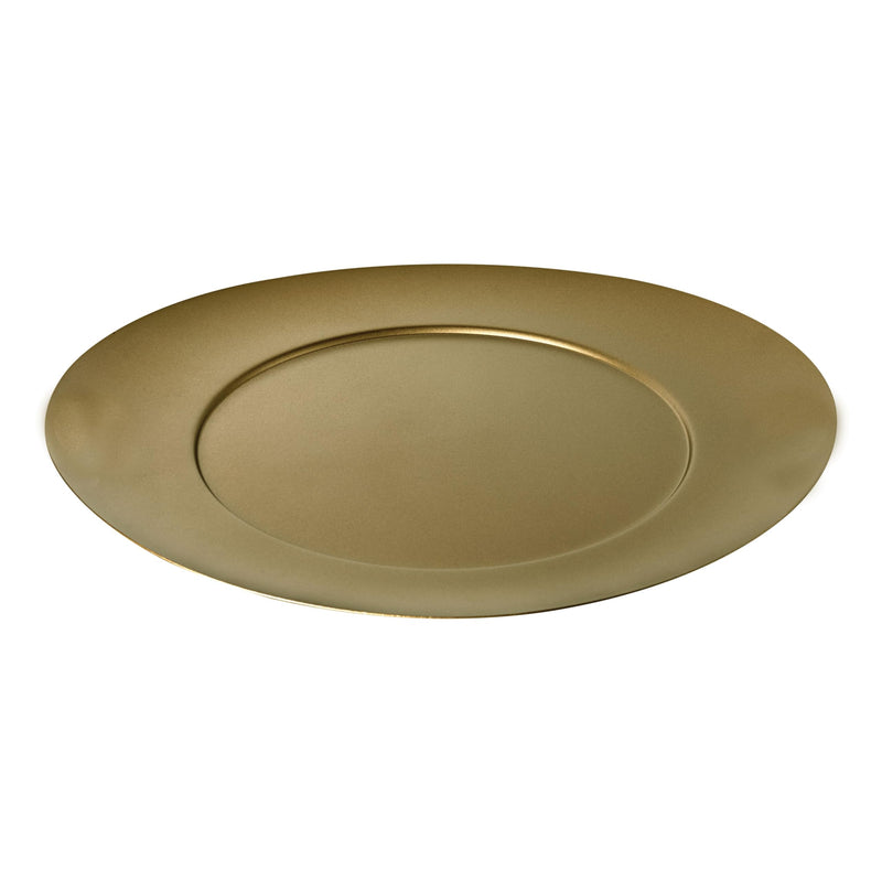 Mepra - Assiette de présentation Atmosfera 34 cm - Or mat