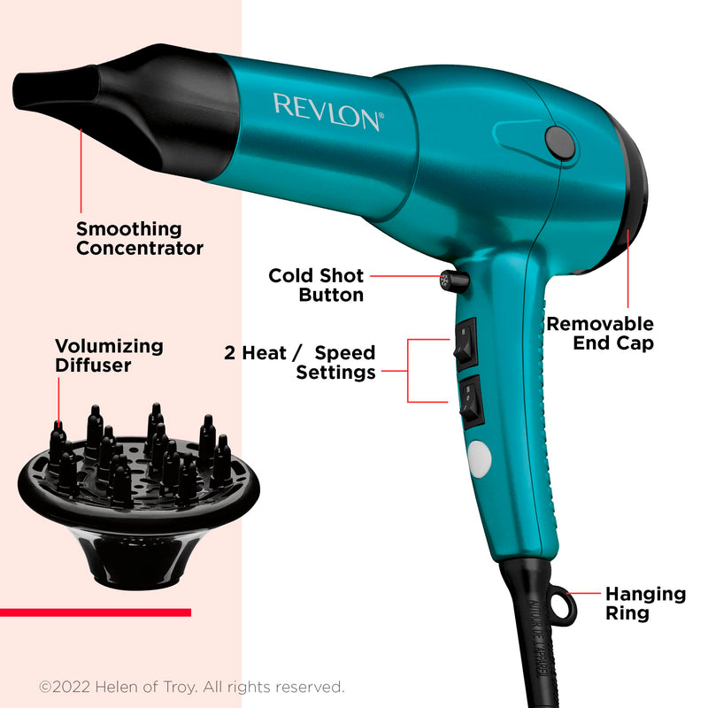 Revlon Ionic Hair Dryer RV544BLF, Blue