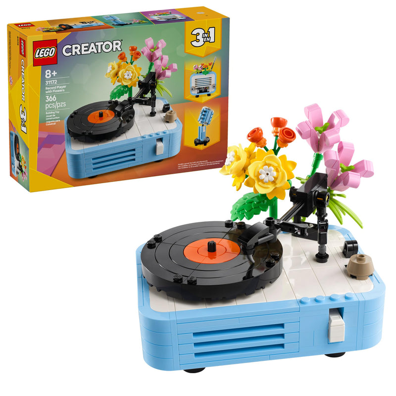 LEGO Creator 3 in 1 Record Player with Flowers 31172