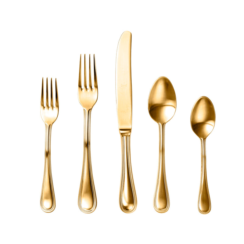 Mepra - Perla Ice Gold - 20-Piece Flatware Set