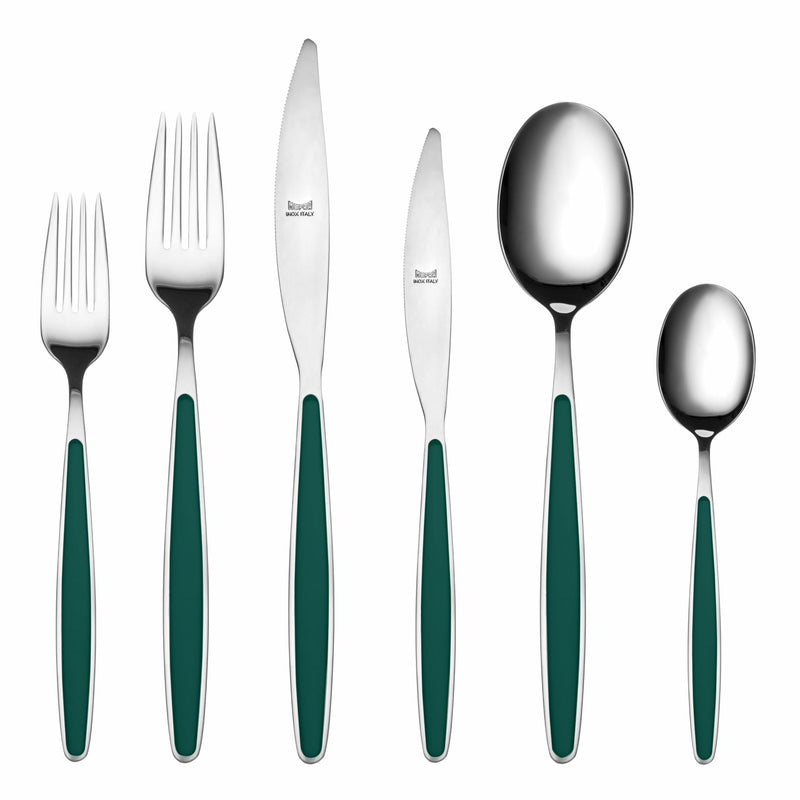Mepra - Caramella Green - 36-Piece Flatware Set