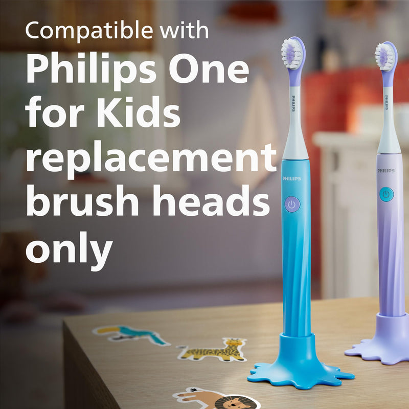 Philips One for Kids by Sonicare Battery Toothbrush HY1130/02, Blue
