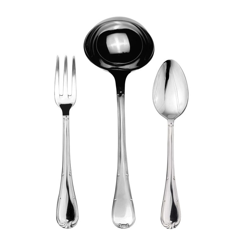 Mepra - Raffaello Mirror - 3-Piece Serving Set