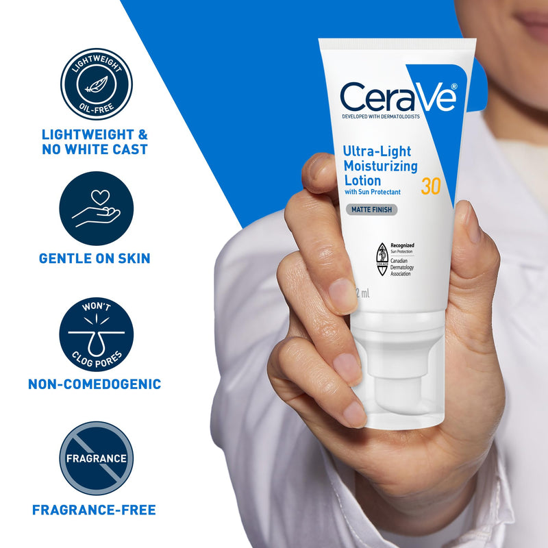 CeraVe - Ultra-Light Moisturizing Lotion - SPF 30 - 52 mL