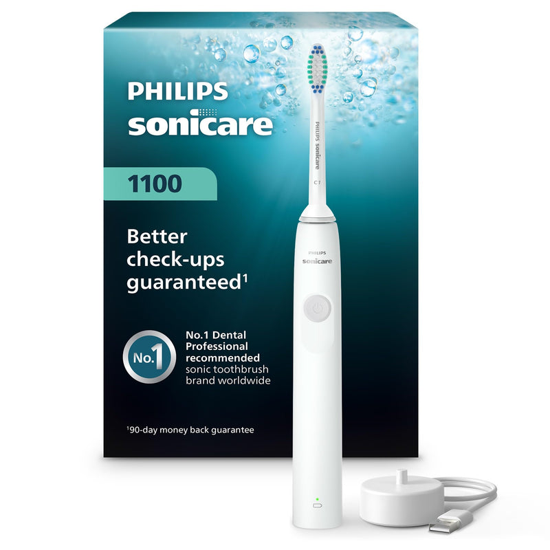 Philips Sonicare 1100 Electric Toothbrush HX3641/02, White