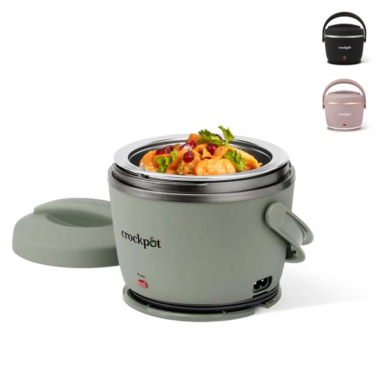 Crock-Pot Lunch Crock 2178857 20 oz Food Warmer, Moonshine Green