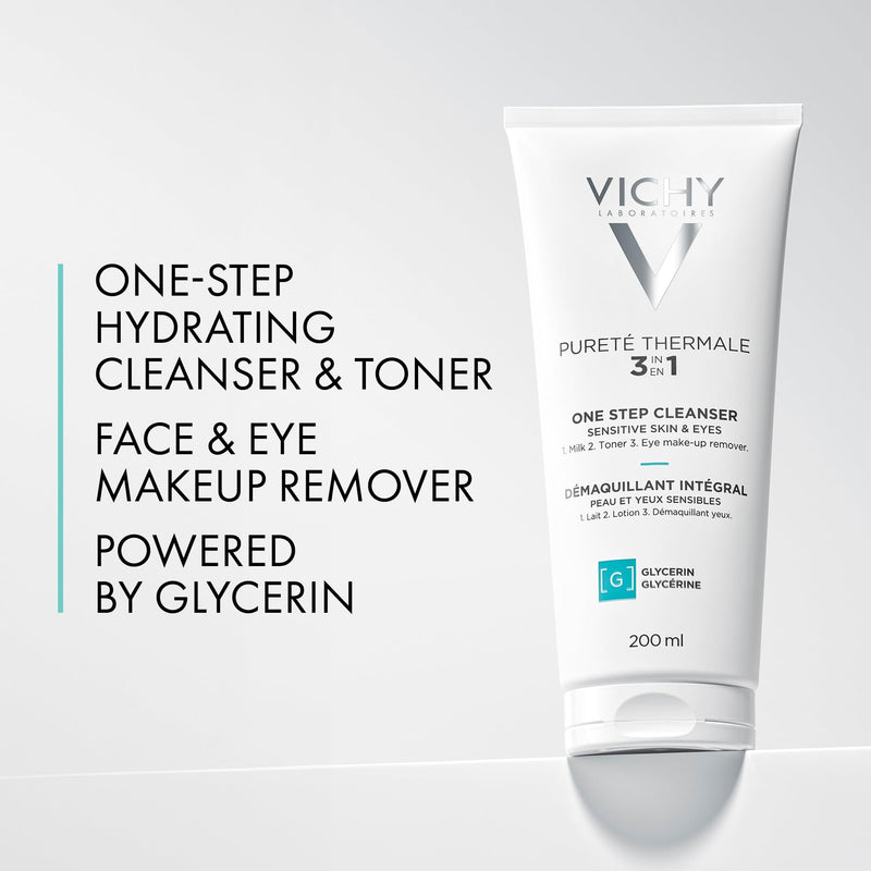 Vichy Pureté Thermale 3-in-1 Cleanser, 200 mL
