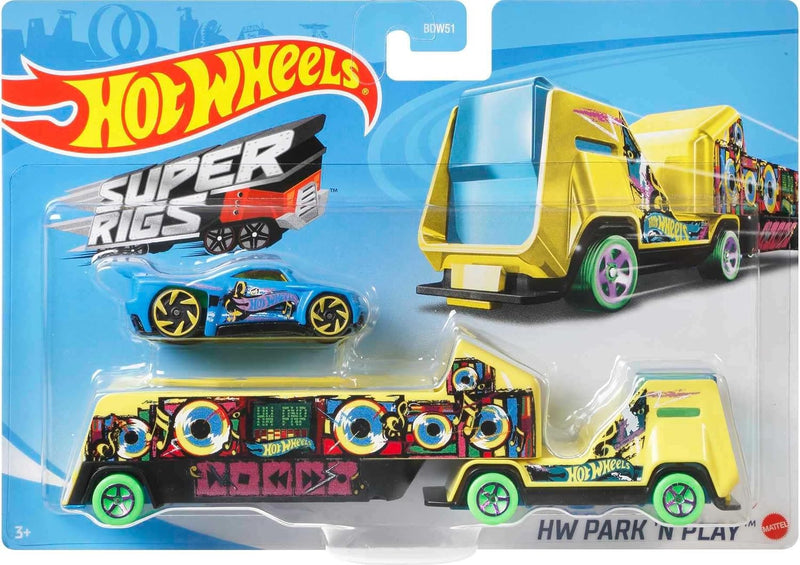Hot Wheels - Véhicules miniatures 1:64 - Super Rigs