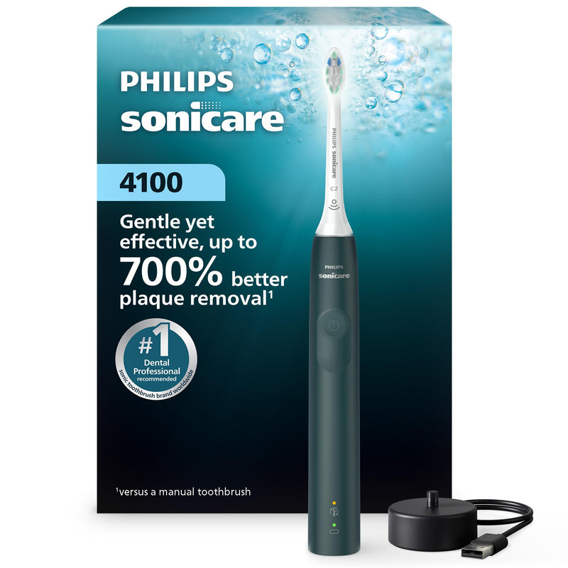 Philips Sonicare 4100 Electric Toothbrush HX3681/28, Forest Green