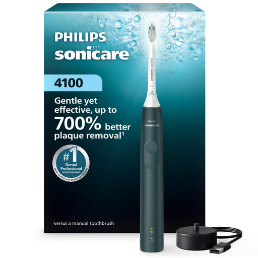 Philips Sonicare 4100 Electric Toothbrush HX3681/28, Forest Green