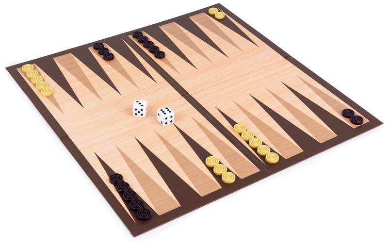 Spin Master - BACKGAMMON - JEU DE SOCIÉTÉ CLASSIQUE