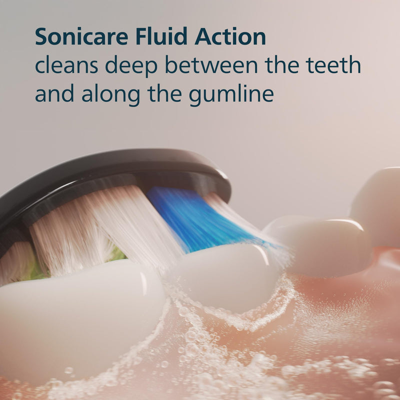 Philips Sonicare W DiamondClean Heads HX6062/95, Black, 2 Pack