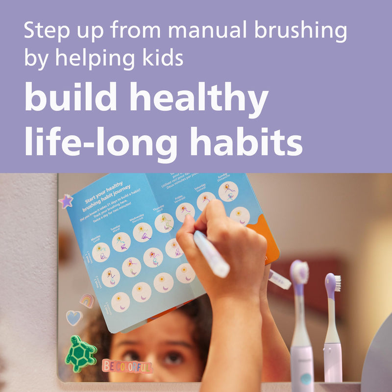 Philips One for Kids by Sonicare Battery Toothbrush HY1130/01, Purple