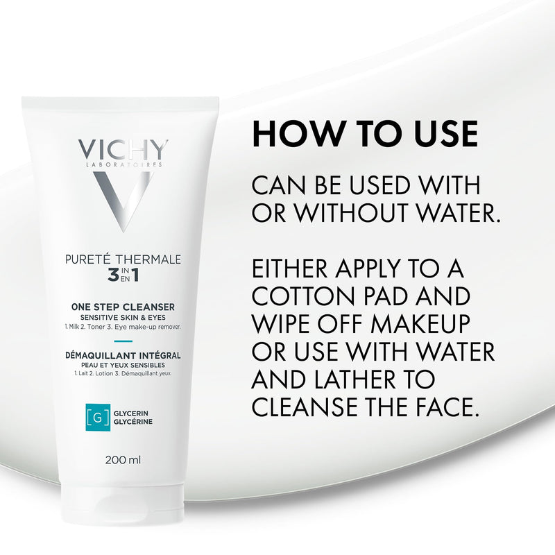 Vichy Pureté Thermale 3-in-1 Cleanser, 200 mL