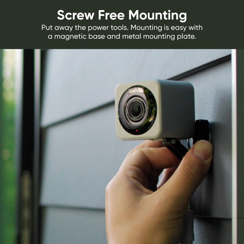 Wyze Cam v4 Security Cameras WYZEC4GYX2, Grey, 2 Pack