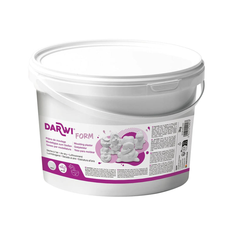 Darwi - Plâtre de moulage Darwi – Seau de 3 kg