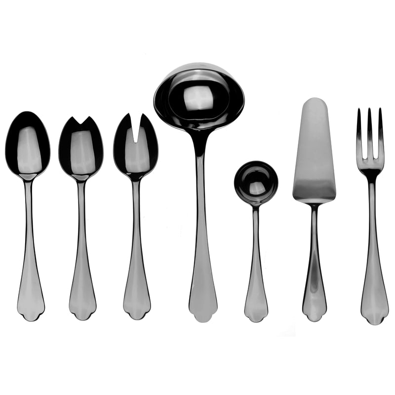 Mepra - Dolce Vita Noir Or - Service de 7 pièces