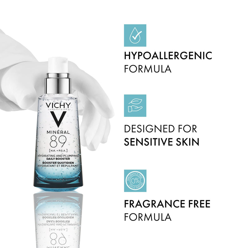 Vichy Minéral 89 Hyaluronic Acid Face Serum, 50 mL