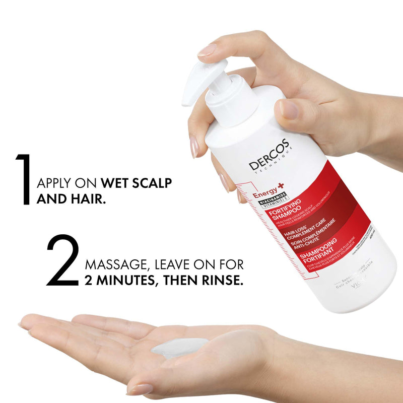 Vichy Dercos Energy+ Shampoo, 400 mL