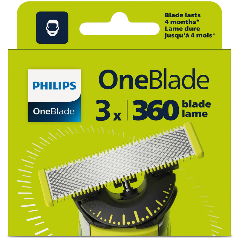 Philips OneBlade 360 Replacement Blades QP430/50, 3 Pack