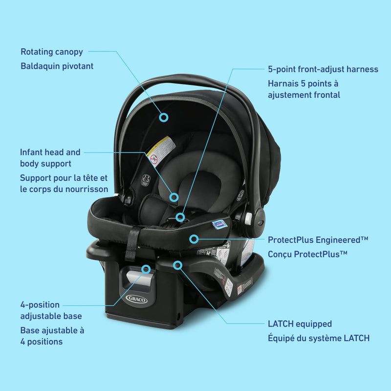 Graco - SnugRide 35 Lite LX Infant Car Seat - Gotham