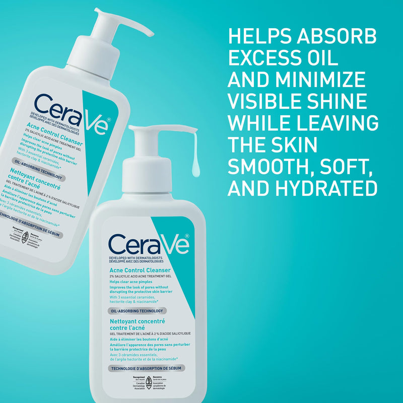 CeraVe - Acne Control Cleanser - 2% Salicylic Acid - 473 mL