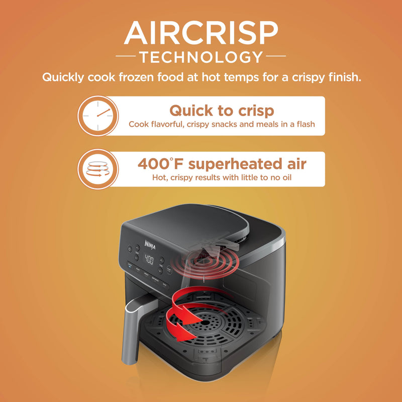 Ninja Air Fryer Pro AF142C, 5 qt., Grey