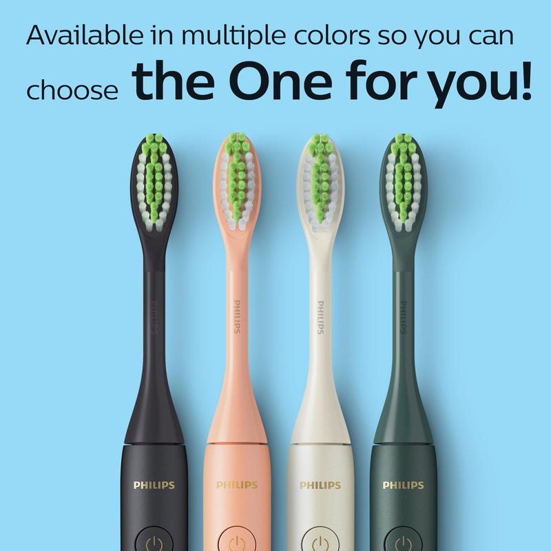 Philips One by Sonicare Rechargeable Toothbrush HY1200/28, Green