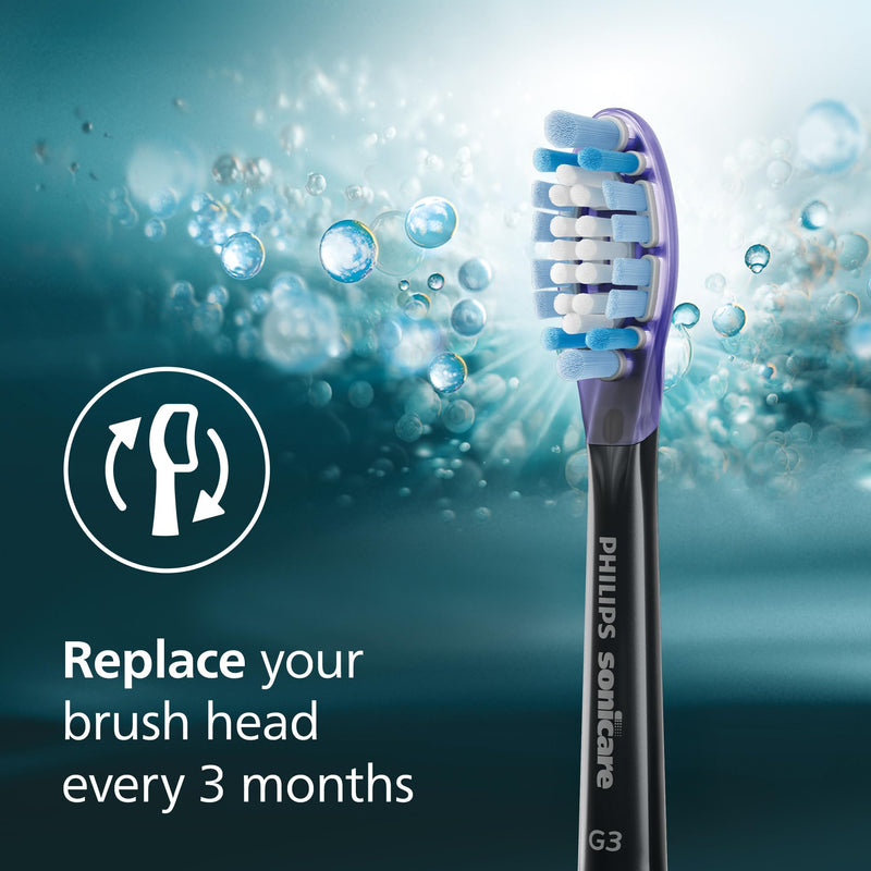 Philips Sonicare G3 Brush Heads HX9052/95, Black, 2 Pack