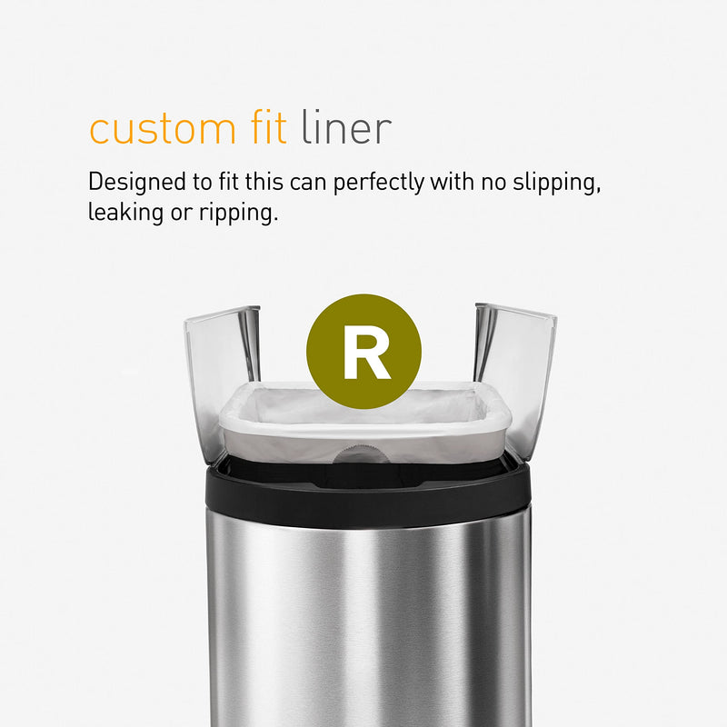 simplehuman Code R Trash Liners CW0253, 10 L, 60 Count