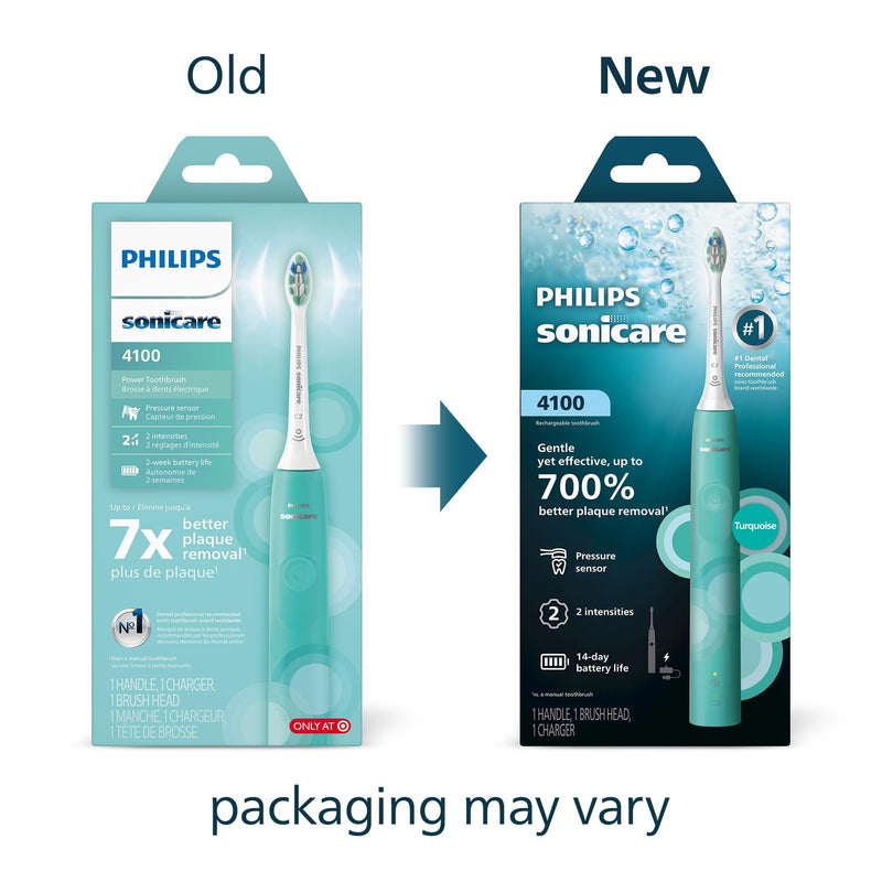 Philips Sonicare 4100 Electric Toothbrush HX3689/23, Cleansing Blue