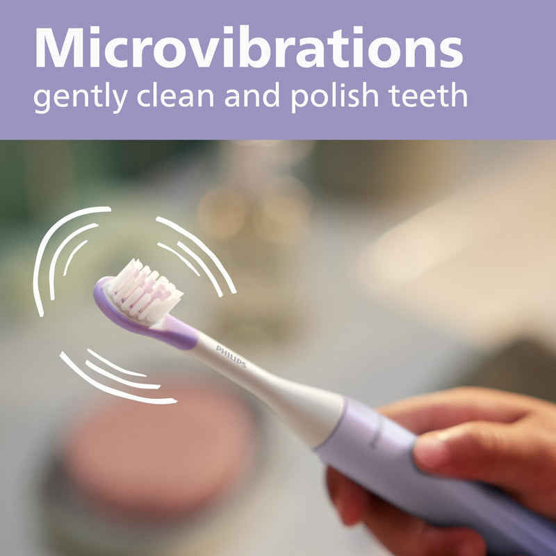 Philips One for Kids by Sonicare Battery Toothbrush HY1130/01, Purple