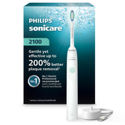Philips Sonicare 2100 Electric Toothbrush HX3661/04, White Mint