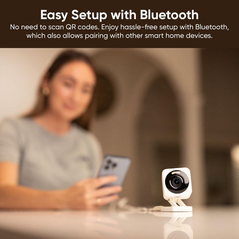 Wyze Cam v4 Security Cameras WYZEC4WHX2, White, 2 Pack