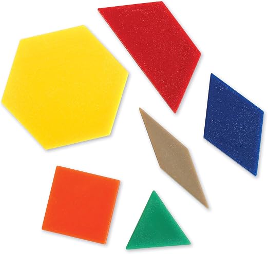 Ressources d'apprentissage - Blocs de formes en plastique (100 pièces)