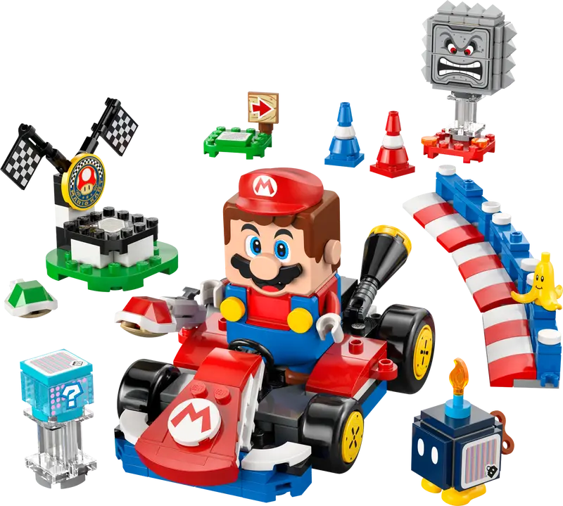 LEGO - 72043 - SUPER MARIO - MARIOKART - Coffret de jeu - 278 pièces