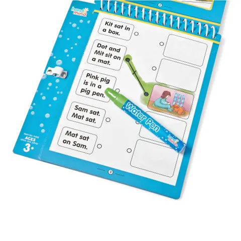 hand2mind - Bob Books - Beginning Readers Water Workbook with Pen