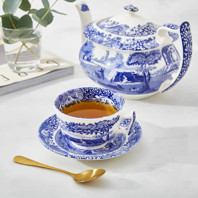 Spode - Blue Italian - Tea Cup & Saucer - Bundle