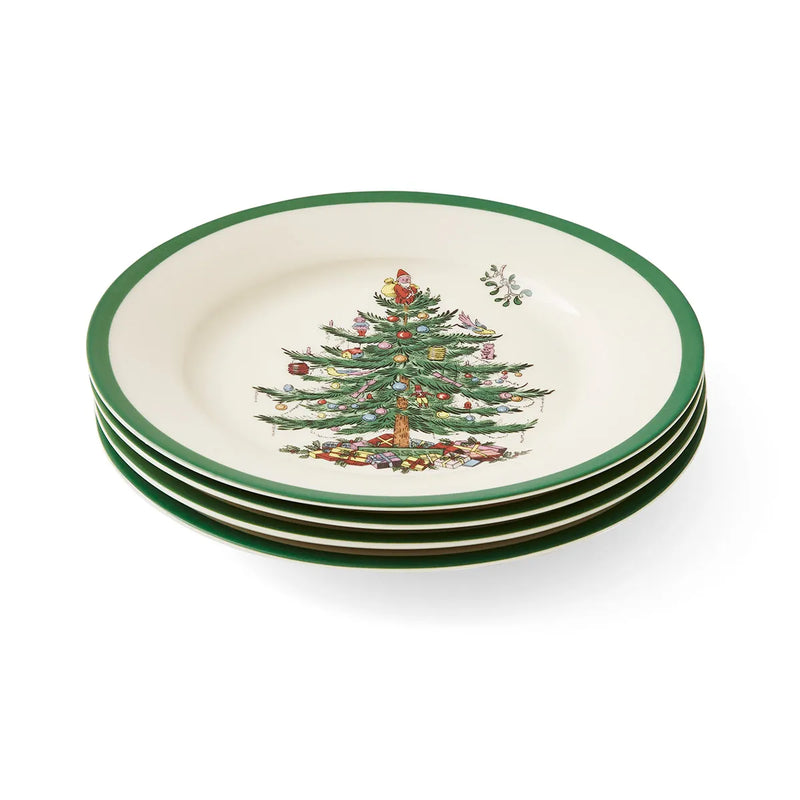 Spode - Christmas Tree - Salad Plate | 8 in / 20.3 cm