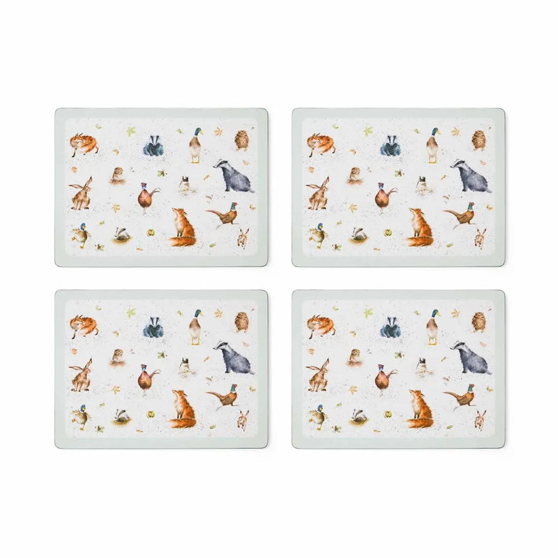 Pimpernel - Wrendale 16 × 12 in Mats (Set of 4)