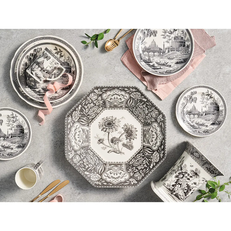 Spode - Heritage - Octagonal Platter - Flora | 14 in / 35.6 cm