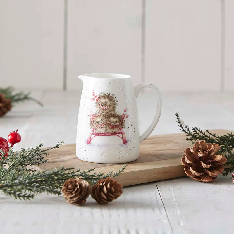 Royal Worcester - Wrendale Designs - POSY JUG (HEDGEHOGS)