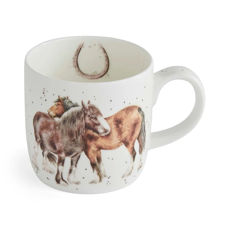 Royal Worcester - Wrendale Designs - HORSES MUG 11 oz.