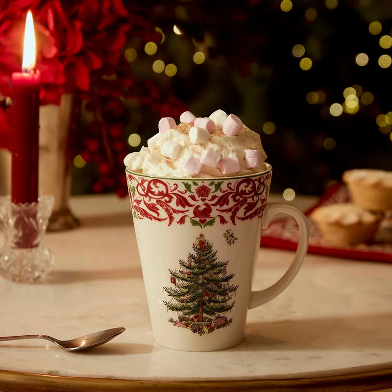 Spode - Christmas Tree Tartan - Annual Mug 2026 | 14 oz / 414 mL