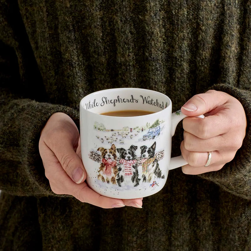 Royal Worcester - Wrendale Designs - While Shepherds Watch Mug