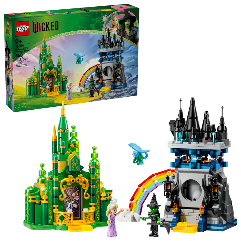 LEGO Wicked Emerald City & Kiamo Ko Castle (75689) box