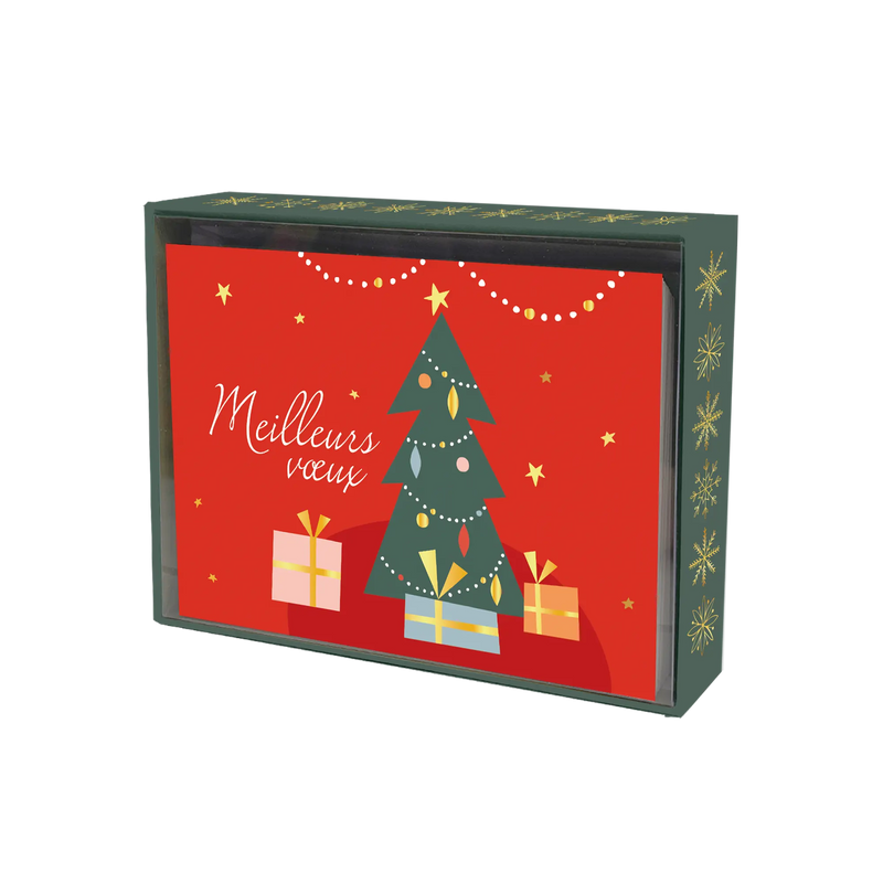 CARTE NOËL ENS./ 20: SOUS LE SAPIN