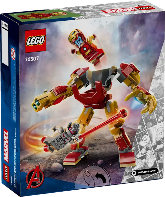 LEGO - 76307 - MARVEL - Iron Man Mech vs. Ultron - 101pcs