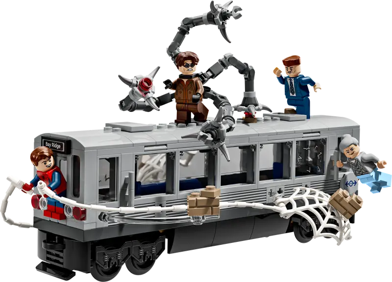 LEGO - 76321 - MARVEL - Spider-Man vs. Doc Ock Subway Train Scene - 393pcs